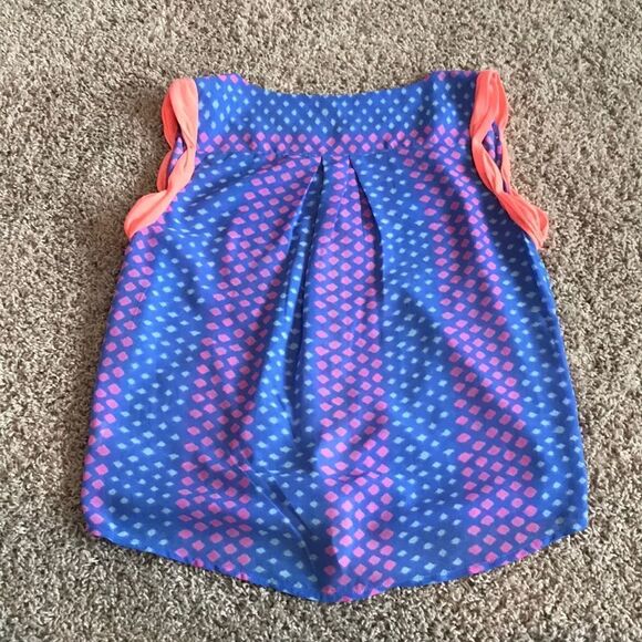 Cute Blue & Purple American Eagle Top with tie - Picture 3 of 3